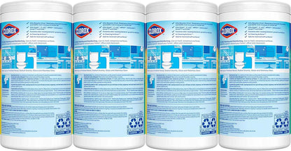 Clorox Disinfecting Cleaning Wipes for Spring Cleaning & Allergy Season, Bleach Free, Fresh Scent and Crisp Lemon, 75 Count Each