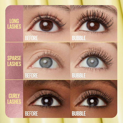 Maybelline The Colossal Bubble Washable Mascara, Buildable Mascara Volume and Length Formula for Bold, Separated Lashes, 1 Count