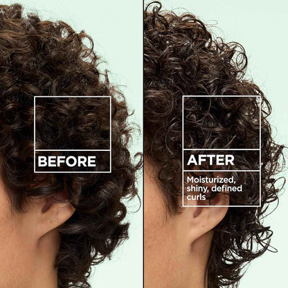 Garnier Fructis Curl Shine Conditioning Hair Gel, Frizz Control for Curly, Wavy, and Coily Hair, Extra Strong Hold for Up to 48 HRs of Bouncy, Moisturized Curls, 5.1 Fl Oz