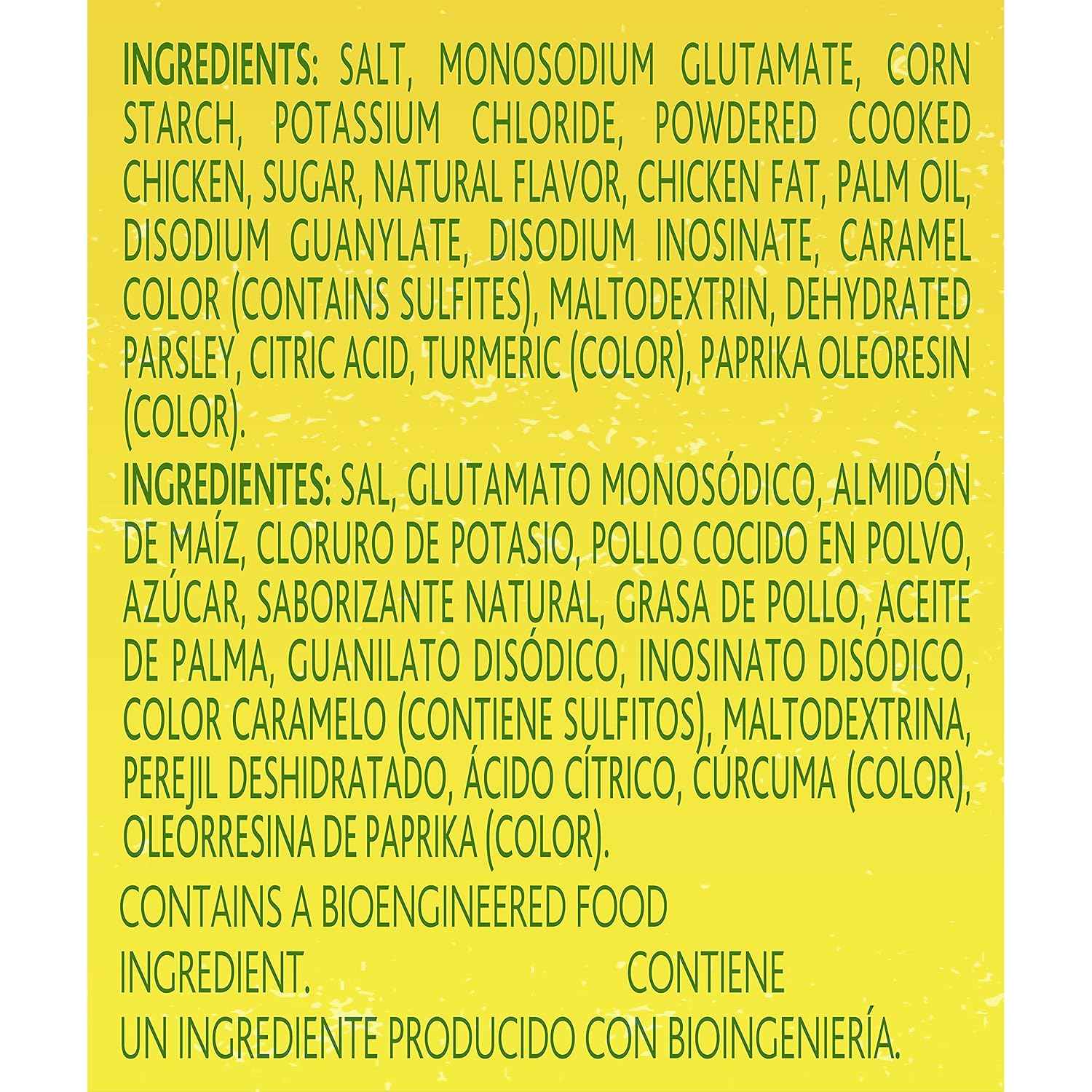 Knorr Chicken Flavor Bouillon For Sauces, Soups and Stews Granulated Fat and Cholesterol Free 7.9 oz