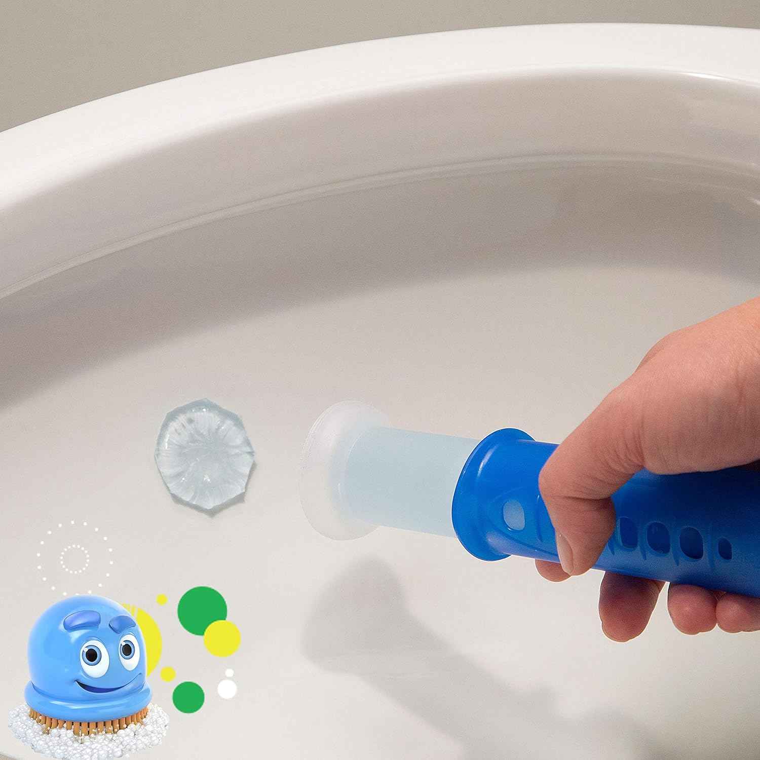 Scrubbing Bubbles Fresh Gel Toilet Bowl Cleaning Stamps Refills, Helps Keep Toilet Clean and Helps Prevent Limescale & Rings, Rainshower Scent