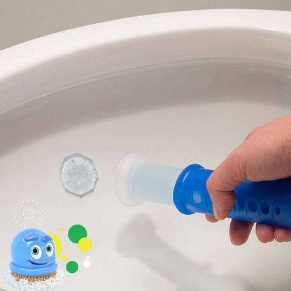 Scrubbing Bubbles Fresh Gel Toilet Bowl Cleaning Stamps Refills, Helps Keep Toilet Clean and Helps Prevent Limescale & Rings, Rainshower Scent