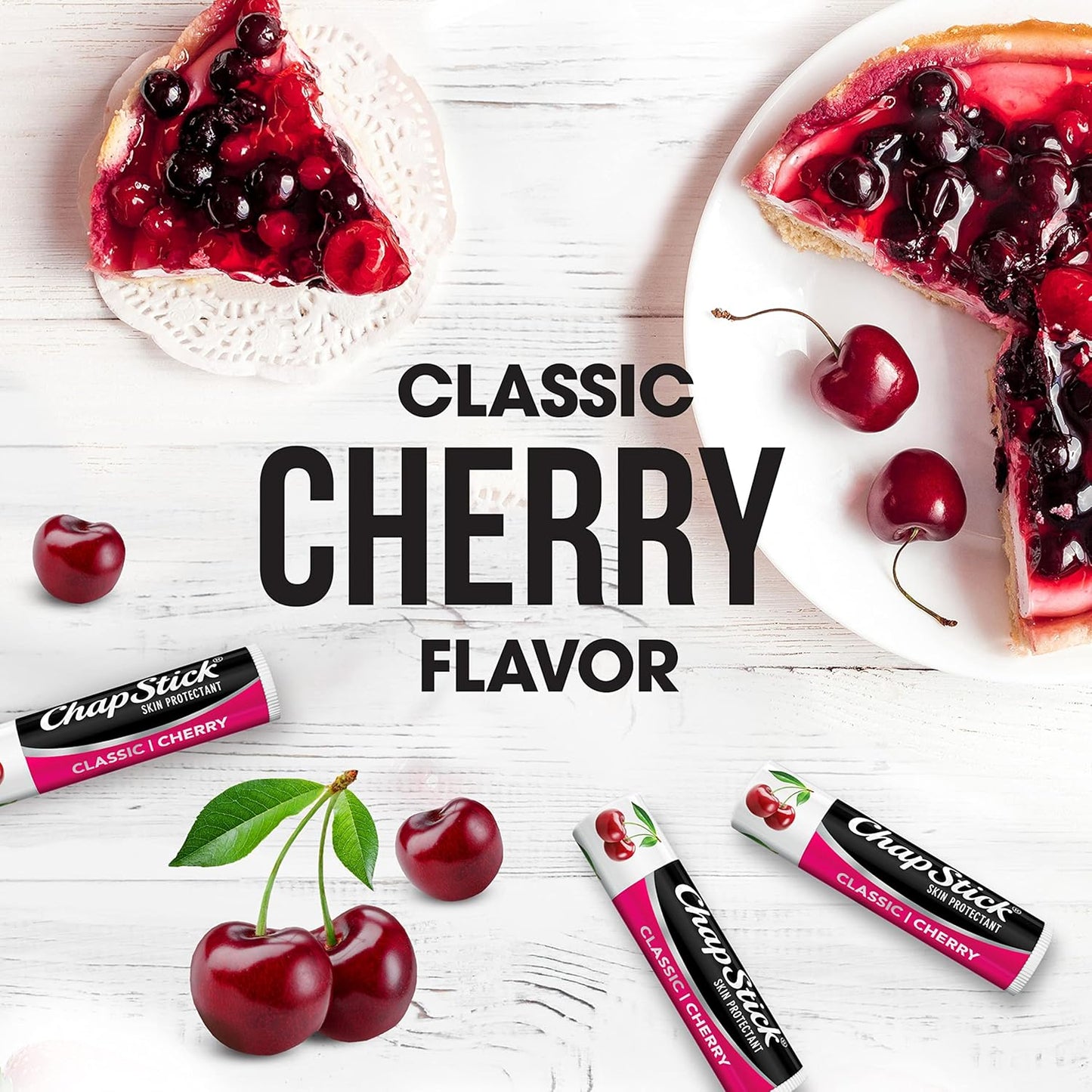 ChapStick_Classic_Skin_Protectant_Flavored_Lip_Balm_Tube,_Cherry_Flavor,_0.15_Ounce_(Pack_of_3)