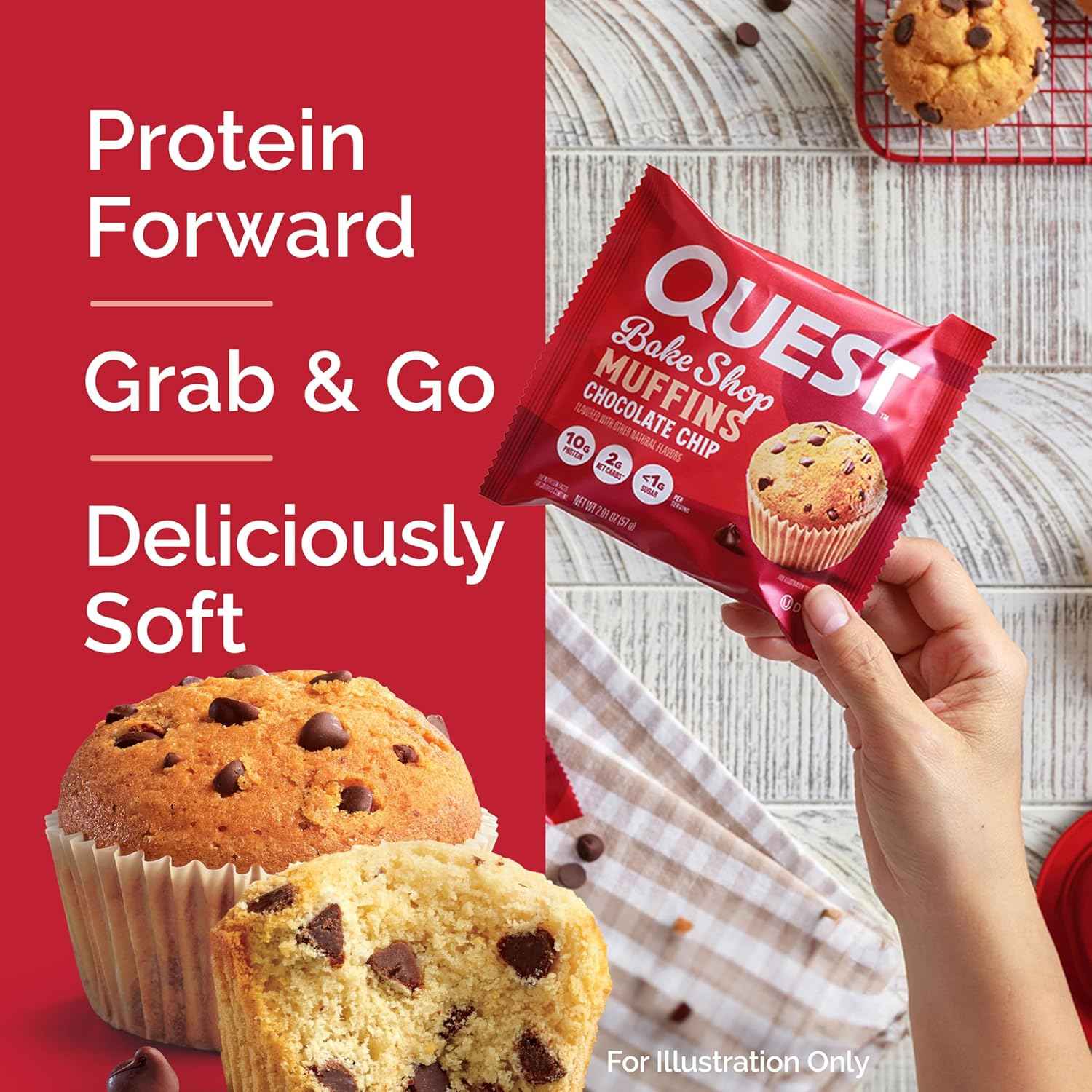 Quest Nutrition, 10g Protein, 2g Net Carb, Less than 1g Sugar, Protein Snack