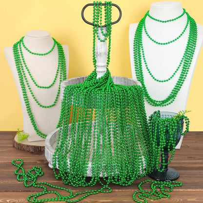 72PCS_Green_Bead_Necklace,_Mardi_Gras_Beads_Necklace_Accessories_Bulk,_Mardi_Gras_Xmas_Necklaces,_Parade_Throw_Accessories_for_Wedding_Birthday_Mardi_Gras_St._Patricks_Christmas_Decorations