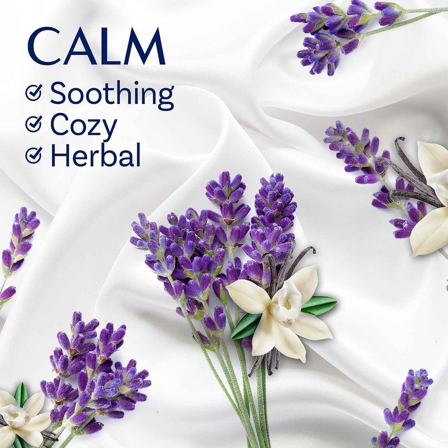 Downy CALM, Mega Dryer Sheets, Laundry Fabric Softener, Lavender and Vanilla Bean