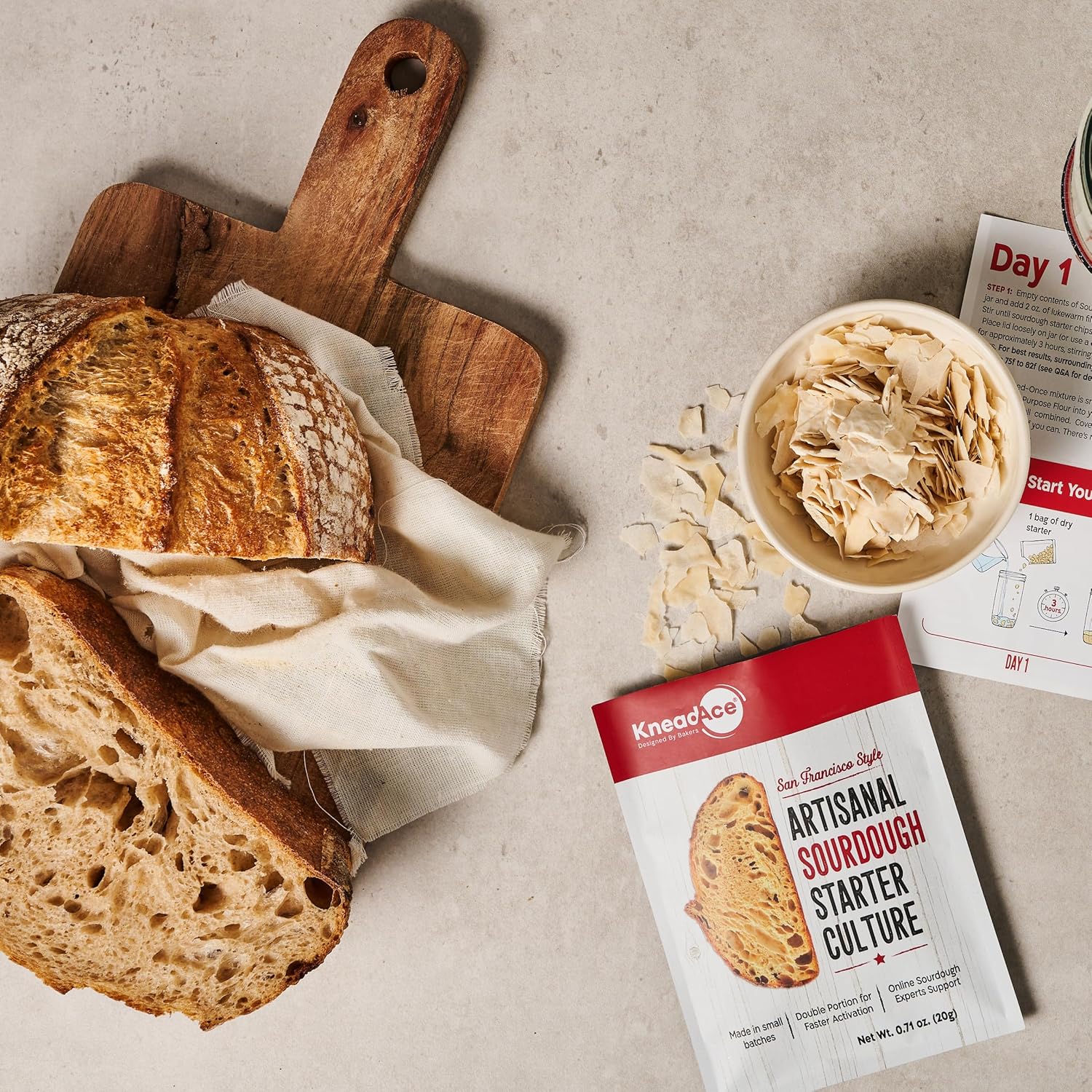KneadAce_Sourdough_Starter_Culture_–_Fast-Activating_Natural_Wild_Yeast_for_Homemade_Bread_–_Dehydrated_Sourdough_Starter_for_Baking_Artisan_Loaves,_Easy_to_Use_&_Perfect_for_Beginners