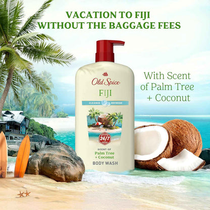 Old Spice Body Wash for Men, 24/7 Shower Fresh with Lasting Scent, Cleanse & Refresh, Gentle on Skin, Vitamin B3