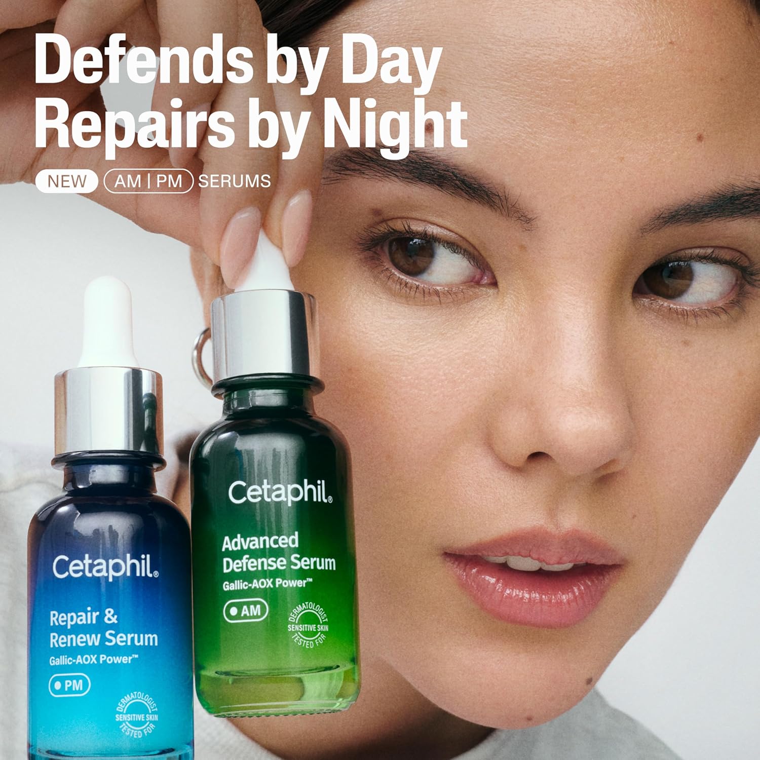 CETAPHIL_Repair_&_Renew_Night_Serum_for_Stressed_Sensitive_Skin_with_Gallic_Acid_&_Vitamin_E,_PM_Face_Serum,_Repairs_Skin_Barrier_Overnight,_Dermatologist_Recommended,_1_fl_oz_Dropper_Bottle
