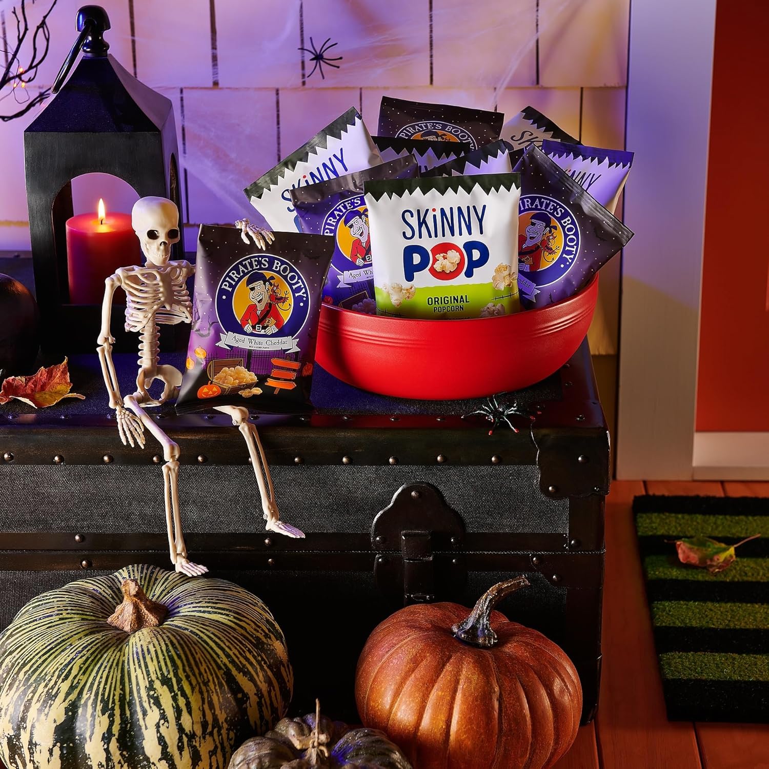 SkinnyPop_&_Pirate's_Booty,_Trick_or_Treat_Snack_Bags,_Gluten-Free_Snacks,_0.5oz,_18_Count