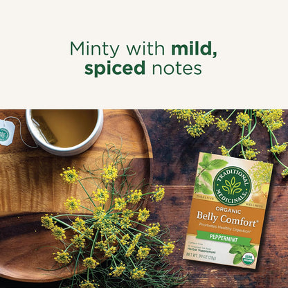 Traditional_Medicinals_Tea,_Organic_Belly_Comfort_Peppermint,_Promotes_Healthy_Digestion,_16_Tea_Bags