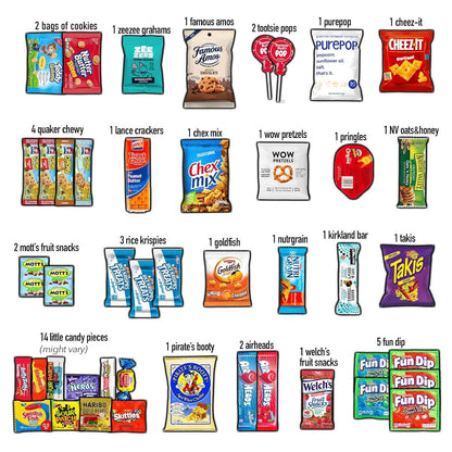 CRAVEBOX Snacks Box Variety Pack Care Package (45 Count) Easter Treats Gift Basket Adults Kids Grandkids Guys Girls Women Men Boyfriend Birthday Cookies Chips College Student Office School