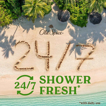 Old Spice Body Wash for Men, 24/7 Shower Fresh with Lasting Scent, Cleanse & Refresh, Gentle on Skin, Vitamin B3