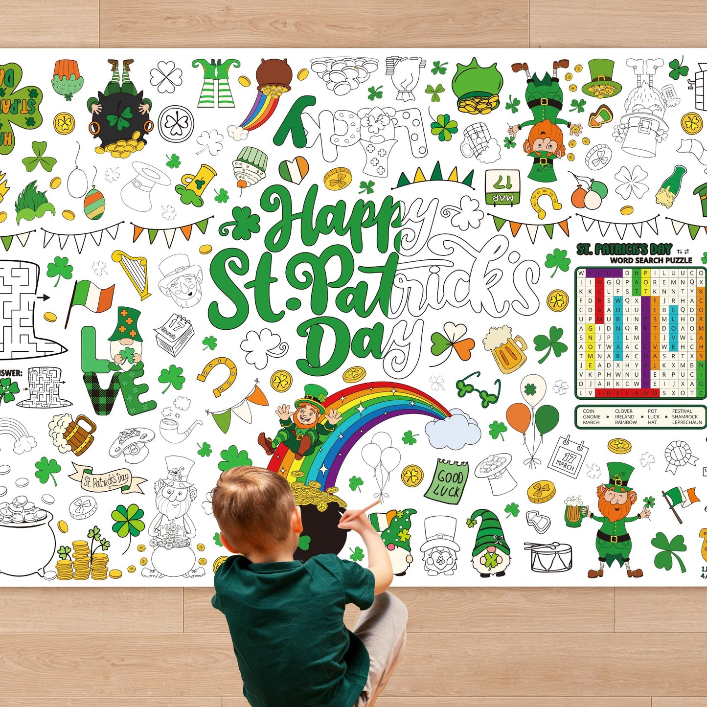 St Patricks Day - 1pcs 54x108 in