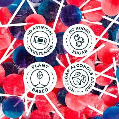 SmartSweets_Lollipops,_3oz,_Blue_Raspberry_&_Watermelon_Flavors,_Hard_Candy_with_Low_Sugar_(1g),_Low_Calorie_(40),_No_Artificial_Sweeteners,_Plant-Based,_Gluten-Free
