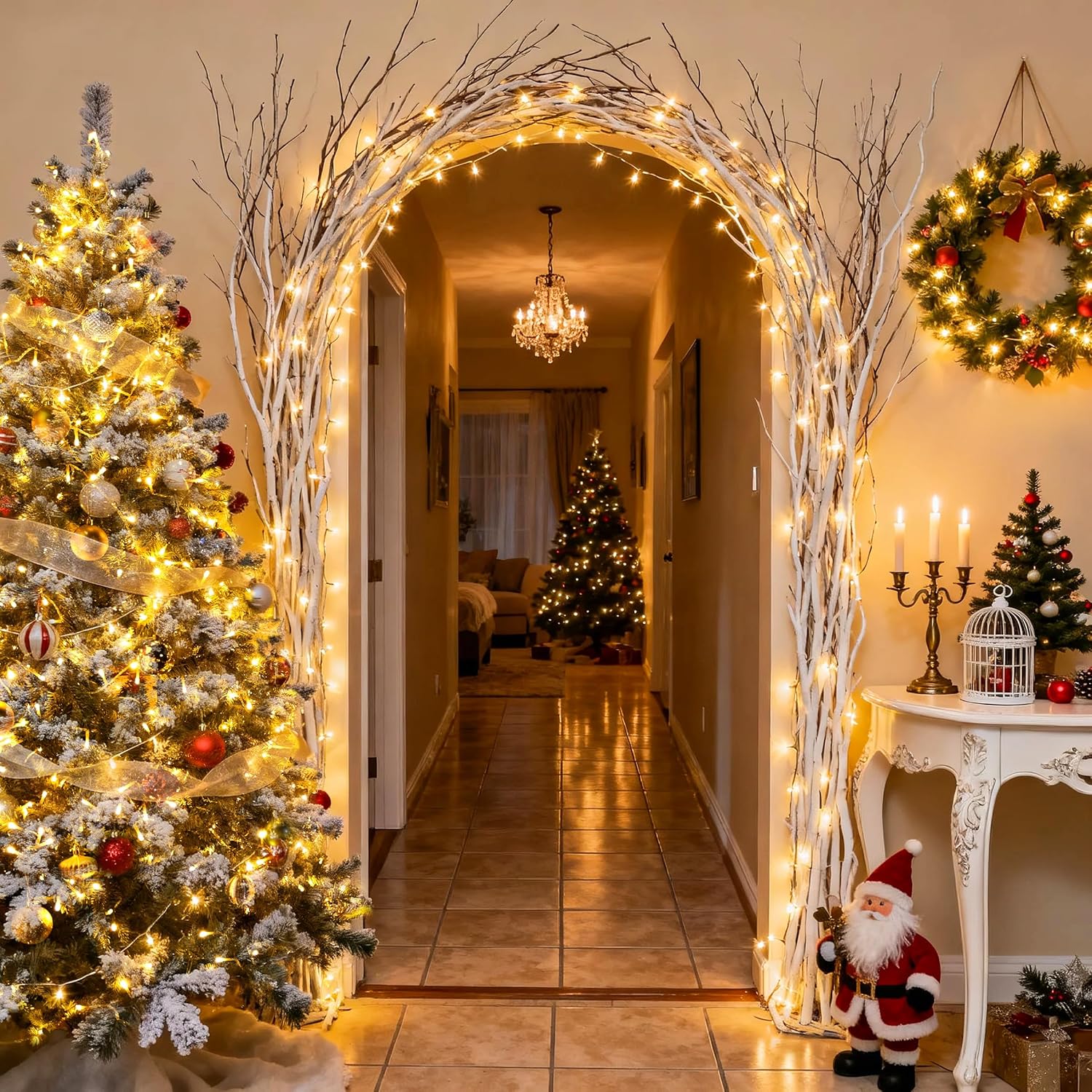 JMEXSUSS_2_Pack_Battery_Operated_Christmas_Lights_with_Remote,__LED_Battery_String_Lights_Outdoor_Indoor,_Warm_White_Twinkle_Light_for_Christmas_Tree_Bedroom_Porch_Garland_Yard_Decor
