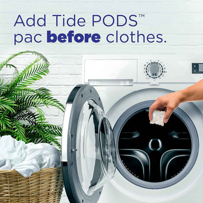 Tide PODS Ultra Oxi Free and Gentle Laundry Detergent Packs, 57 Count, Hypoallergenic Laundry Detergent Pods