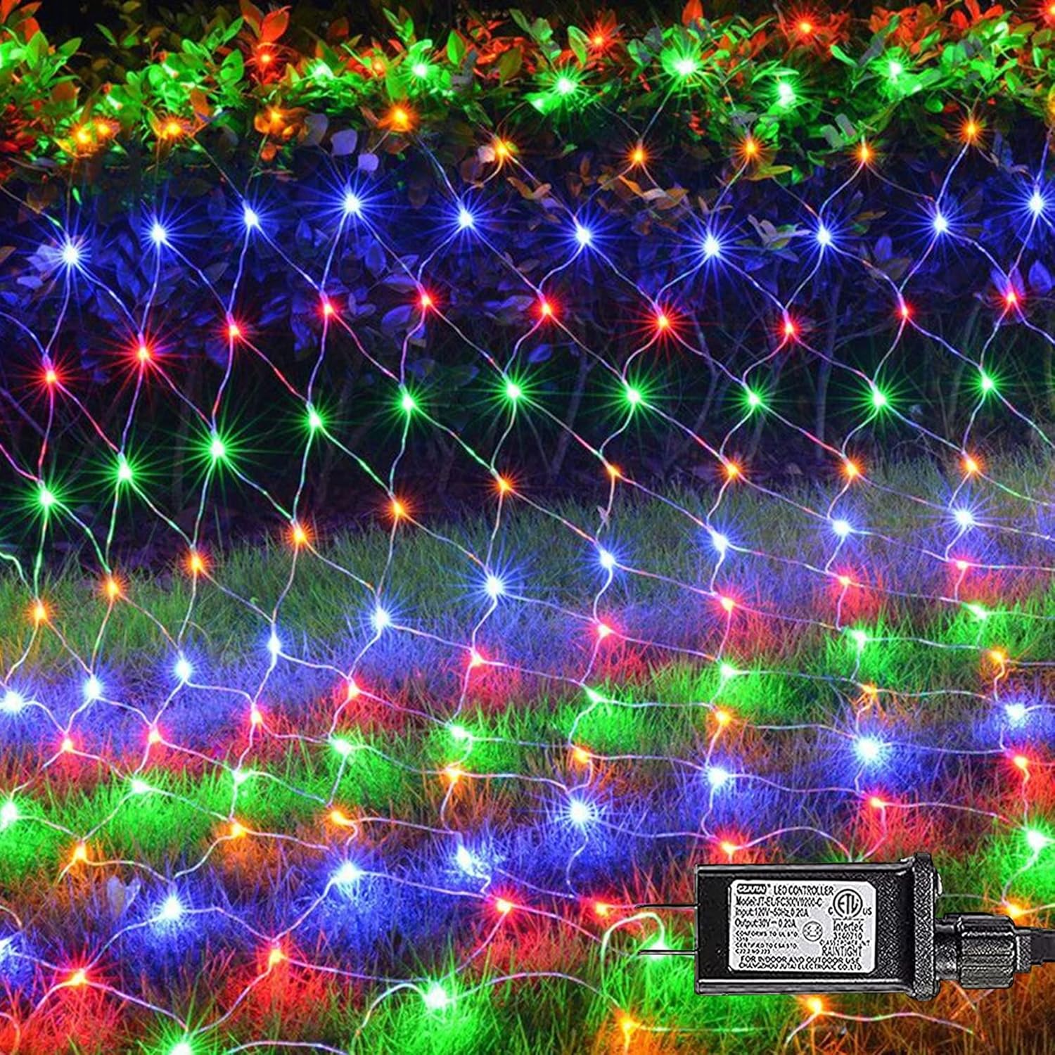 Funpeny_Christmas_Net_Lights,_12ft_x_5ft_360_LED_Clear_Wire_Mesh_Decor_with_8_Modes_Waterproof_Connectable_Xmas_Decorations_for_Outdoor_Outside_Bushes_Yard_Lawn_Patio_Tree_Garden_Party