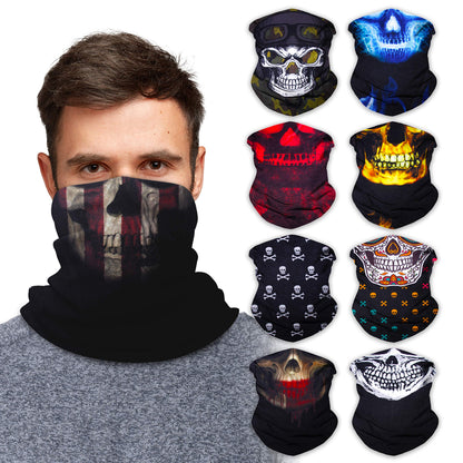 Sojourner Neck Gaiter, Bandana, Buff (9 Pack) - Face Cover for Men, Women, and Teens - Neck Warmer UV Sun Protection Gator