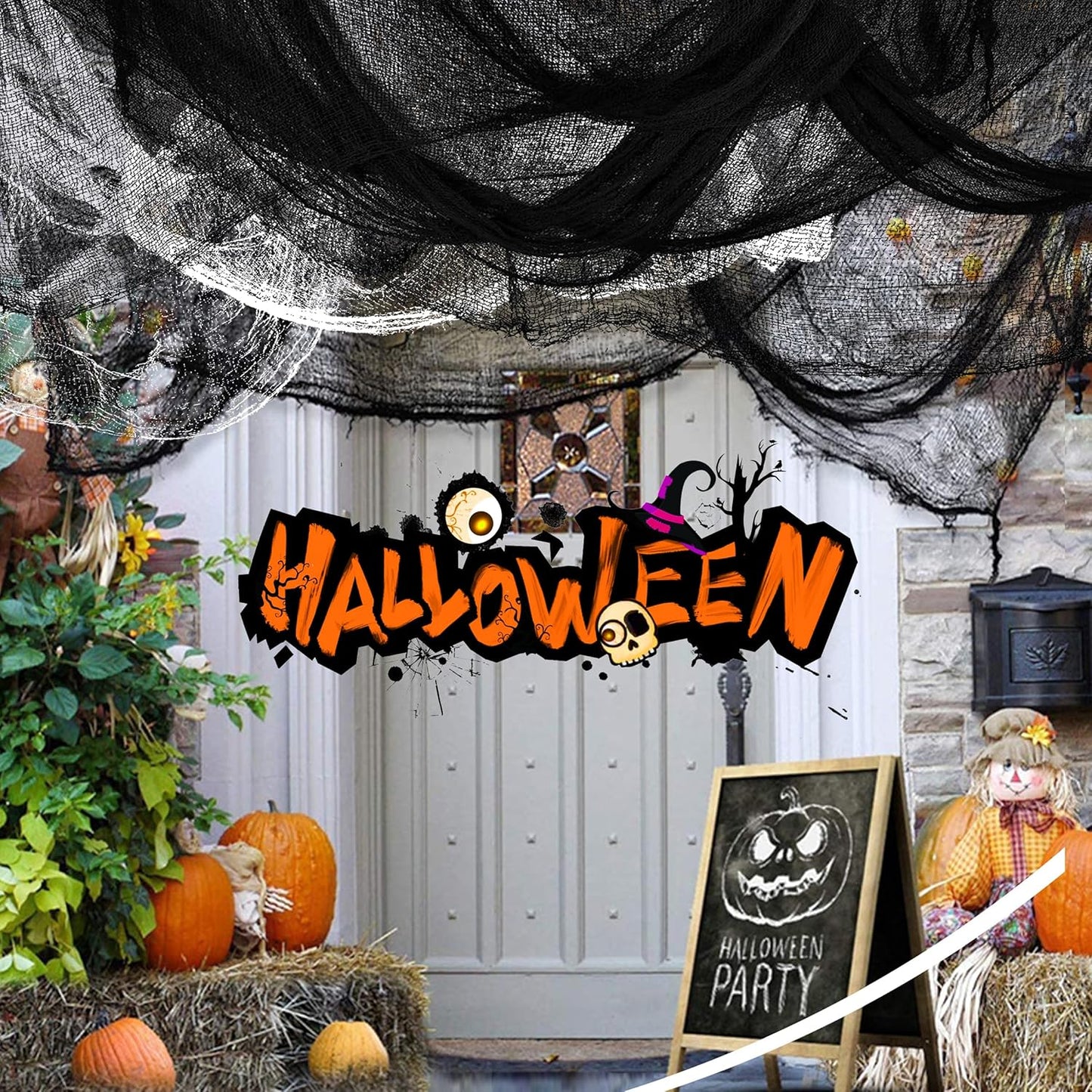 Creepy_Cloth_6Pcs_30×72inch_Black_Spooky_Scary_Gauze_Decor_Halloween_Decorations_for_Party_Indoor_Outdoor_(4Black_+_2White)