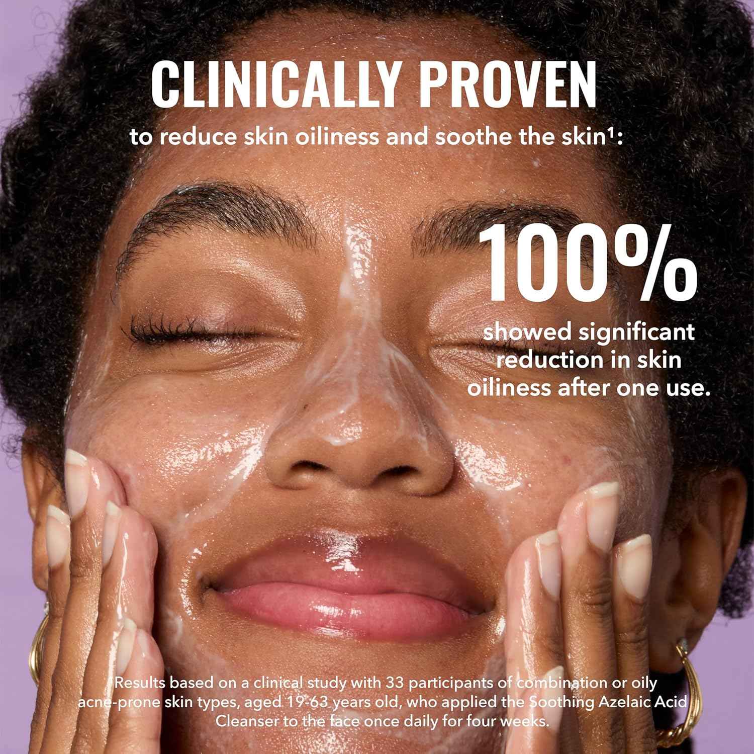 Good Molecules Soothing Azelaic Acid Cleanser – Gentle Creamy Non-Foaming Face Wash for Oily & Sensitive Skin – Vegan & Fragrance-Free – 120 ml