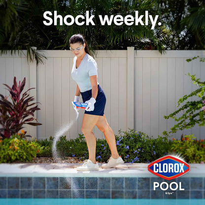 Clorox® Pool&Spa™ Shock XTRABLUE® Plus, Kills Bacteria & Algae in Swimming Pools, Swim-Ready in 15 Minutes