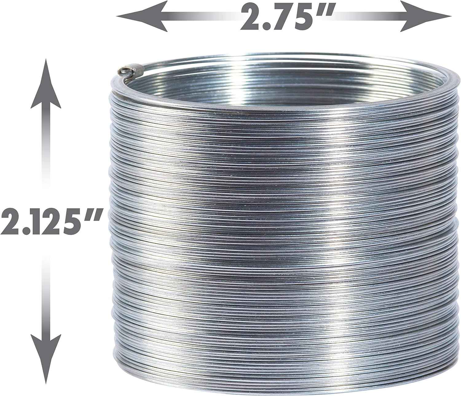 The Original Slinky Walking Spring Toy, 2.75-inch Diameter Metal Slinky, Fidget Toys