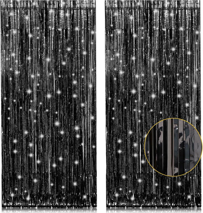 2_Pack_3.2ft_x_8.2ft_Black_Tinsel_Foil_Fringe_Curtains,_Metallic_Foil_Tinsel_Photo_Booth_Backdrop_Streamer_for_New_Years_Decorations_Halloween_Bachelorette_Birthday_Holiday_Celebration_Party_Supplies