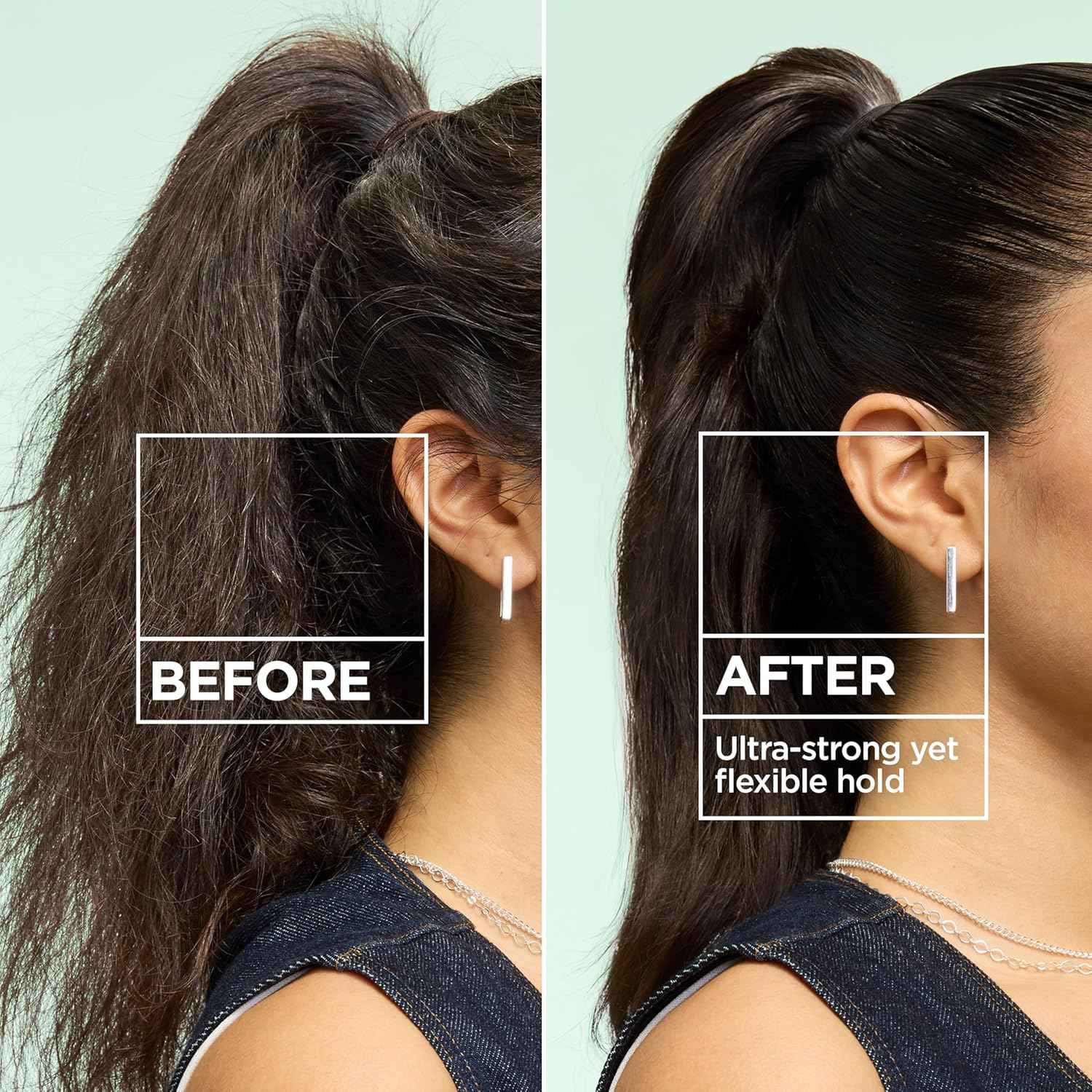 Garnier Fructis Style Sleek and Shine Anti-Humidity Hairspray, Ultra Strong Hold, Frizz Protection 8.25 Oz