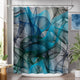 B- Misty Blue +12 Metal Hooks - 72"W x 72"L (Pack of 1)