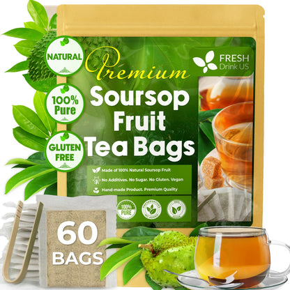 Soursop Fruits - 60 Count (Pack Of 1)