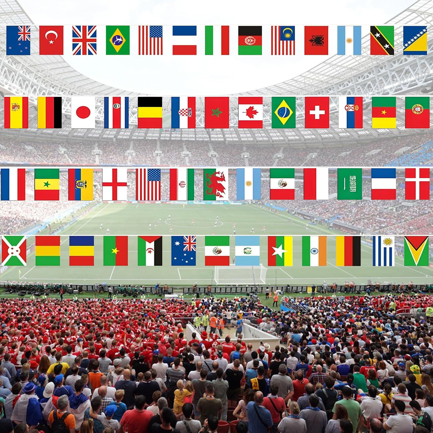 100_Countries_String_Flag,95FT_International_Flags_Bunting_Banner,World_Flag_for_Theme_Party,Bars,School,Garden,Sports_Game_Events,Grand_Opening,Classroom,Sports_Clubs
