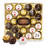 Ferrero Collection, Premium Gourmet Assorted/Dark Hazelnut Milk Chocolate, Dark Chocolate and Coconut, 9.1 oz