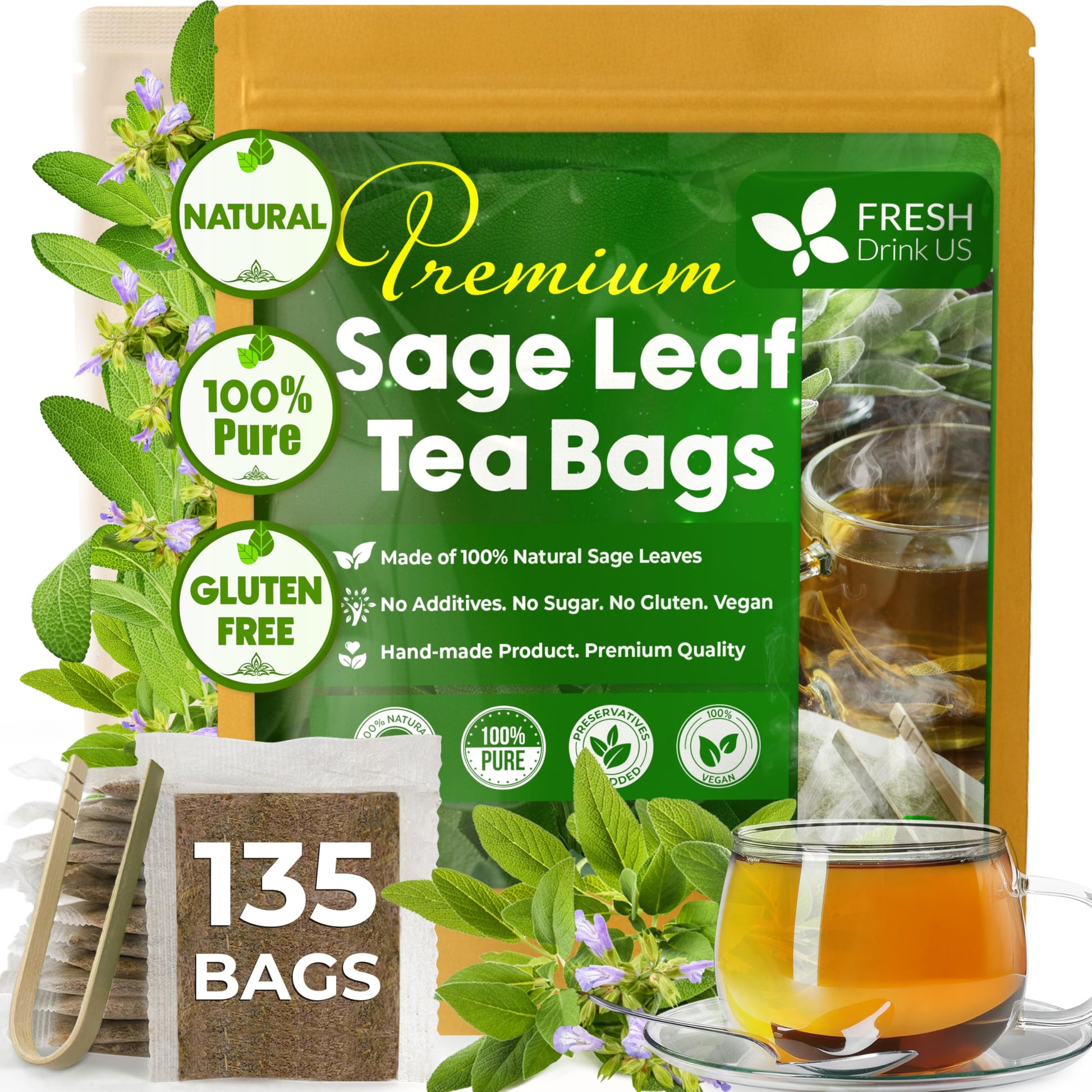 Sage - 135 Tea Bags