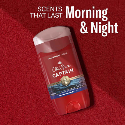 Old Spice Aluminum Free Deodorant for Men, 24/7 Odor Protection, 24/7 Freshness & Lasting Scent, Goes on Clean