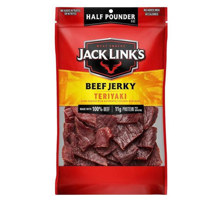 HOT!_Jack_Link's_Beef_Jerky,_Original,_1/2_Pounder_Bag_-_Flavorful_Meat_Snack,_10g_of_Protein_and_80_Calories,_Made_with_Premium_Beef_-_96%_Fat_Free,_No_Added_MSG**_or_Nitrates/Nitrites,_8oz(_Variety_of_Flavor)