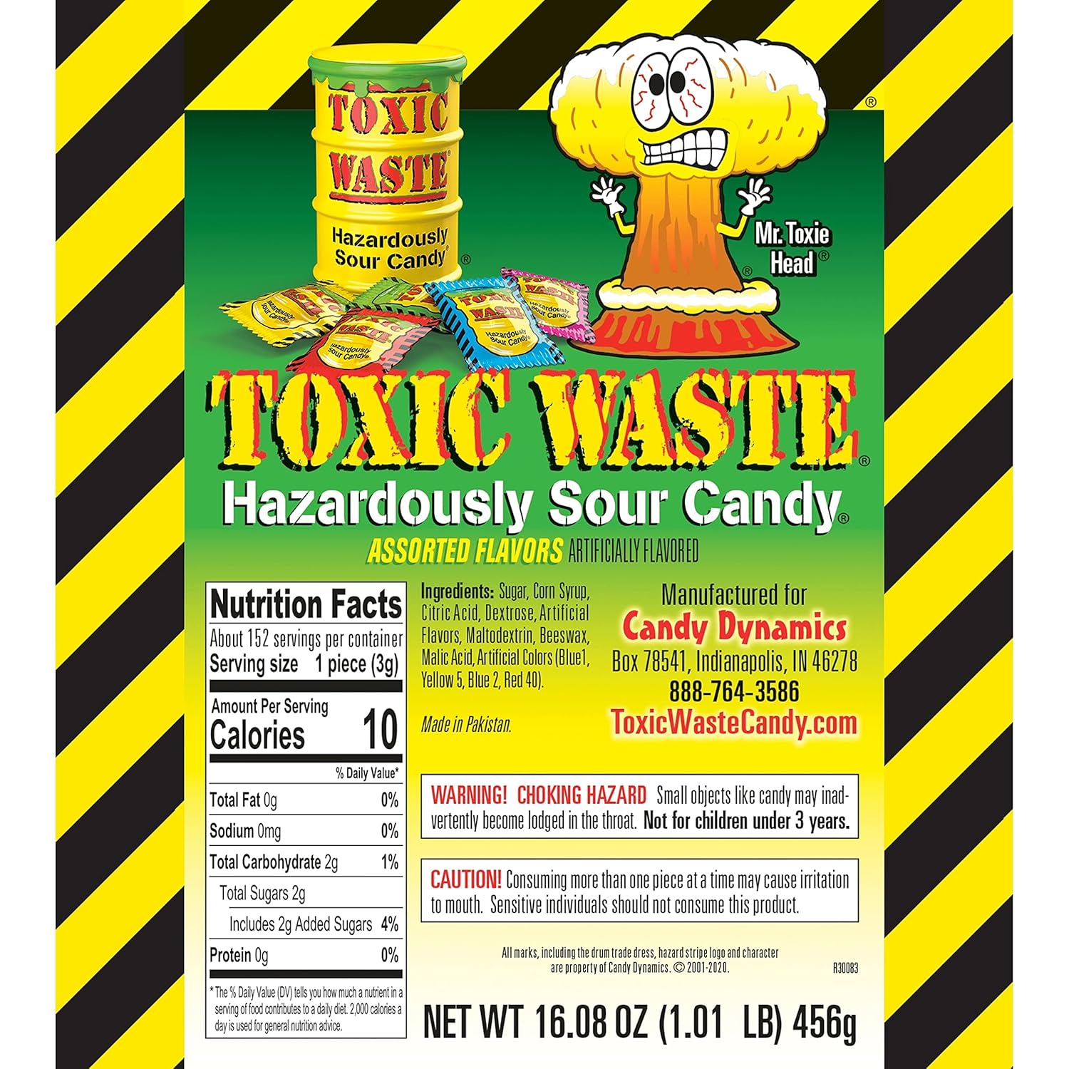 1_Pound_Bag_Assortment_of_Toxic_Waste_Sour_Candy_-_5_Flavors:_Apple,_Watermelon,_Lemon,_Blue_Raspberry,_and_Black_Cherry