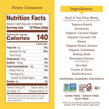 Simple_Mills_Sweet_Thins_Cookies,_Seed_and_Nut_Flour,_Honey_Cinnamon_-_Gluten_Free,_Paleo_Friendly,_Healthy_Snacks,_4.25_Ounce_(Pack_of_1)