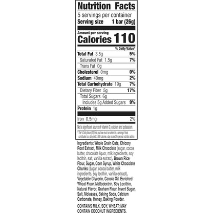 Nature Valley Peanut-Free S'mores Granola Bars – Portable Hiking and Road Trip Snack, 5 Count Travel Box