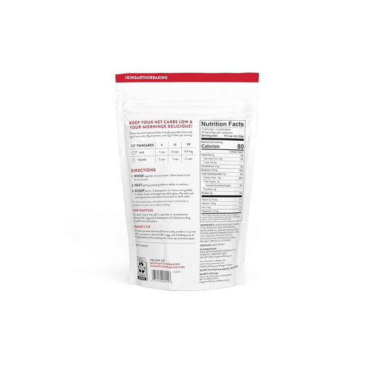 King Arthur Keto Wheat Pancake Mix - Family-Safe Low-Carb Breakfast for Picky Eaters, Non-GMO and Kosher Pancakes
