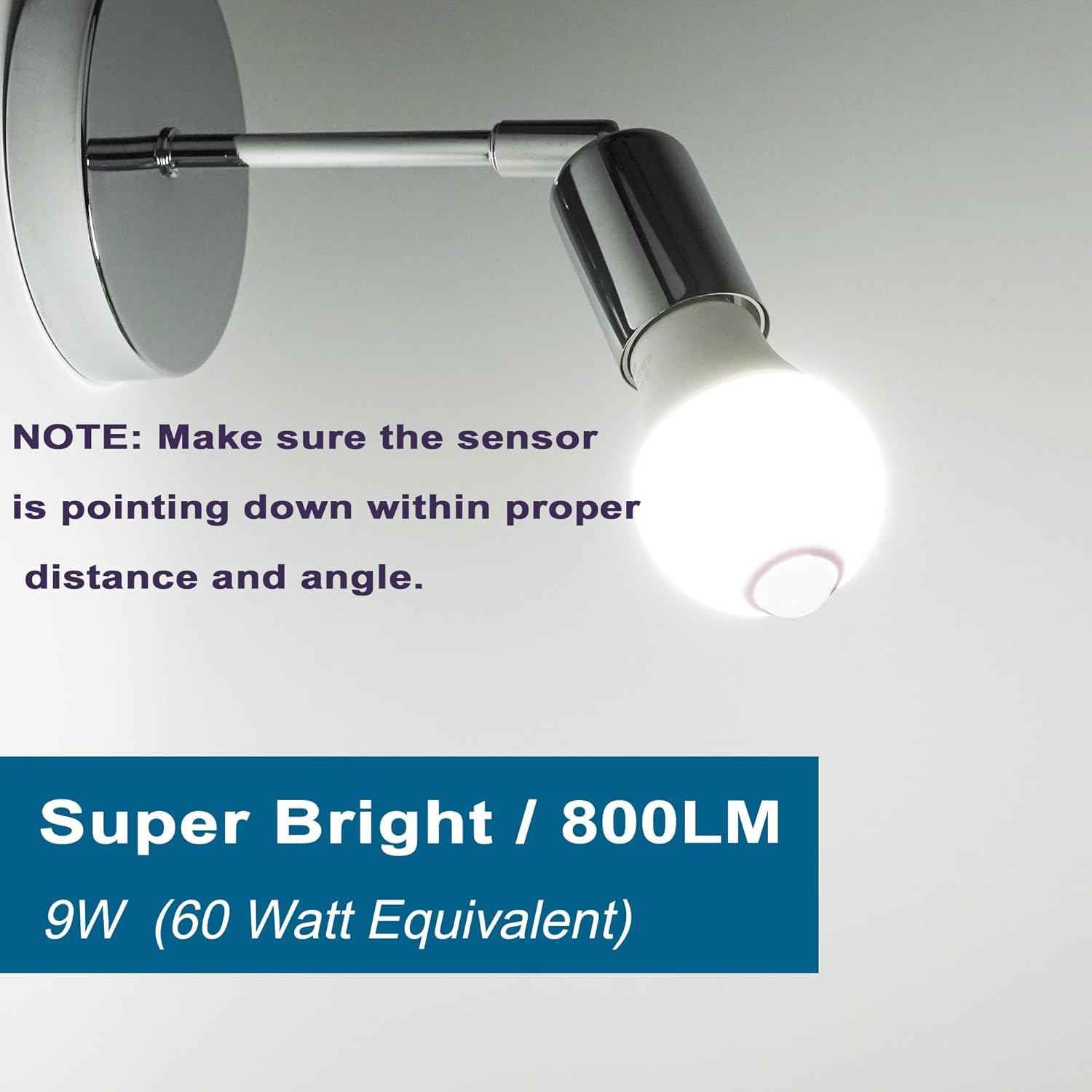 Motion Sensor Light Bulbs – Clean Design Auto Lighting for Modern Hallways, Closets, Mudrooms, Entryways