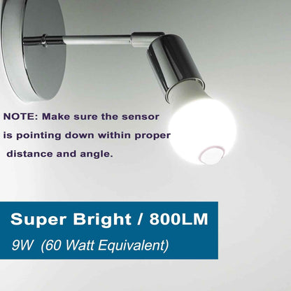 Motion Sensor Light Bulbs – Clean Design Auto Lighting for Modern Hallways, Closets, Mudrooms, Entryways