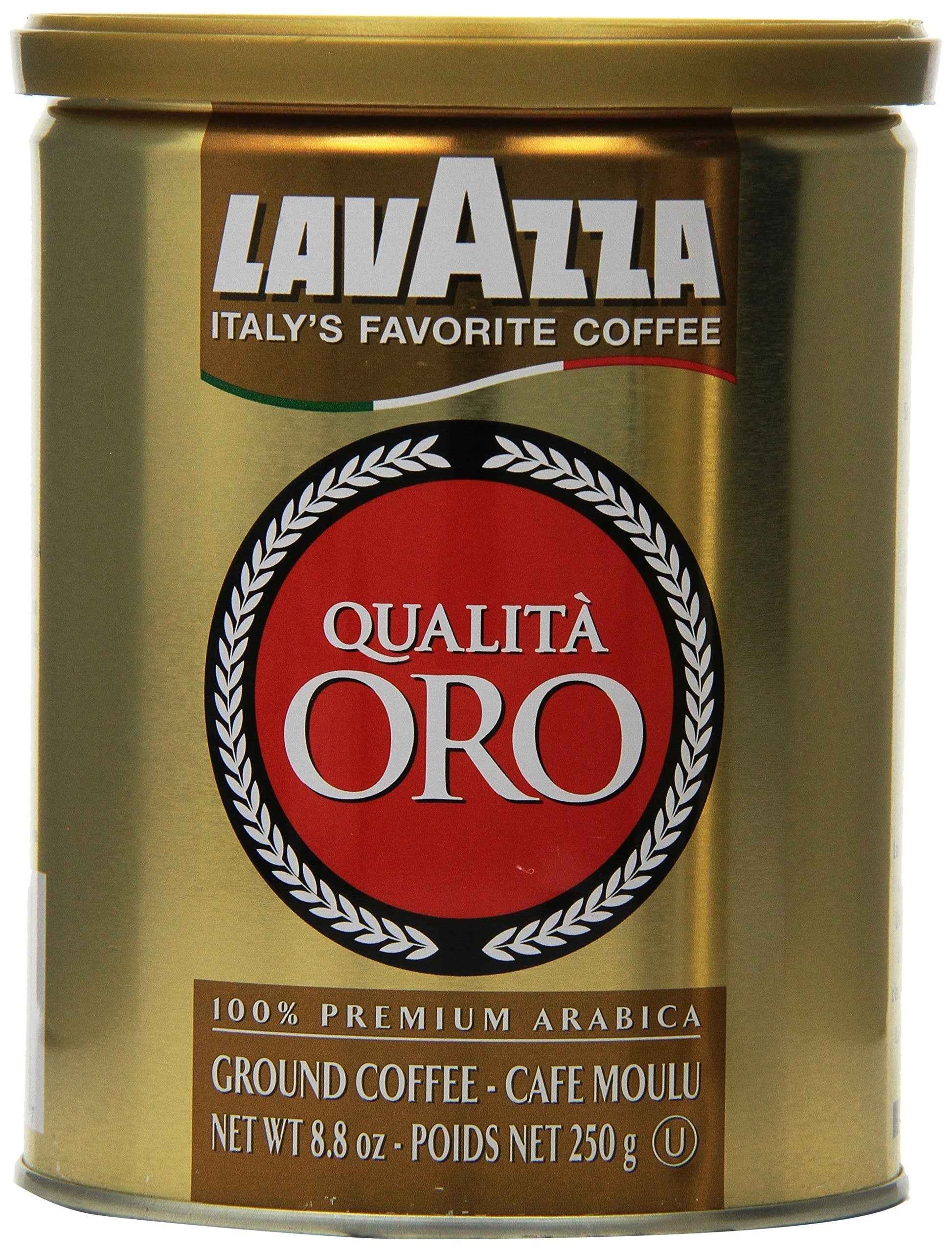 Lavazza Qualità Oro Ground Coffee, Medium Roast, 100% Arabica