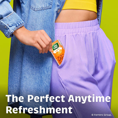Tic Tac Bulk Orange Refill Bag, On-the-Go Pocket-Sized Mints, Includes Empty Refillable Pack, 17.2 oz