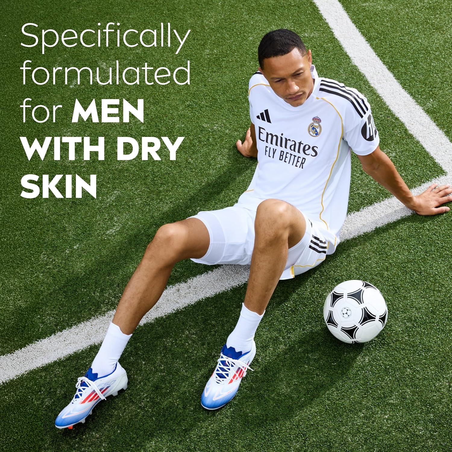 NIVEA_MEN_Real_Madrid_Limited_Edition_Design_Maximum_Hydration_48-Hour_Moisture_Body_Lotion_for_Dry_Skin,_Aloe_Vera_Lotion_for_Men,_3-in-1_Body,_Face_and_Hands,_16.9_Fl_Oz_Bottle