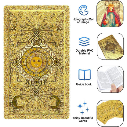 78_Gold_foil_Tarot_Cards_with_Guide_Book_Tarot_Deck_for_Beginners_and_Professional_Player_with_Box_Tarot_PVC_Durable_Waterproof_Wrinkle_Resistant