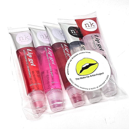 NICKA_K_NEW_YORK_VARIETY_SET_OF_5_NK_Hydrating_Lip_Gel_-_Vitamin_E_(Clear,_Rosehip_Oil,_Bubble_Gum,_Cherry,_Strawberry)_Skincare_Comfort