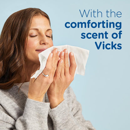 Puffs_Plus_Lotion_with_Vicks_Facial_Tissues,_4_Cubes,_48_Tissues_per_Box_Pack_Napkin