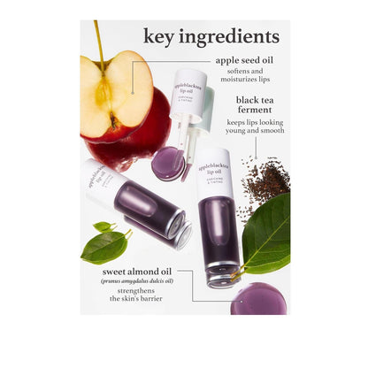 NOONI_Vegan_Oil_-_Appleblacktea_|_Lip_Stain,_Enriching,_Tinting_Dry_Lips_with_Apple_Seed_Oil,_Sweet_Almond_Oil,_Vegan,_0.12_Fl._Oz._(Sheer_Black_Tea)