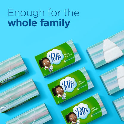Puffs_Plus_Lotion_Facial_Tissue,_4_Cube_Boxes,_56_Tissues_Per_Box_Pack_Room_Napkin